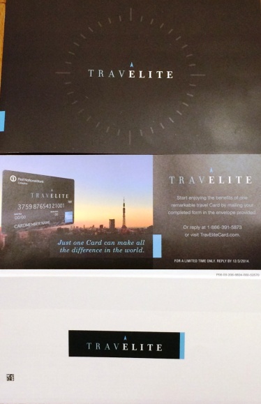 TravElite Card Mailer